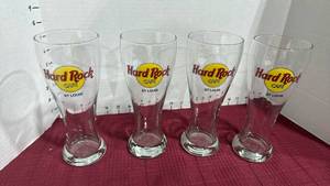 lot 2120 image: Hard Rock beer glasses