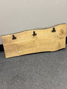lot 2202 image: Wood display board 12 x 24 in