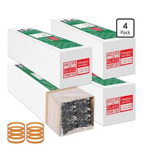 lot 1056 image: Feifeiya 4 Sets 49 x 12 Inch Recycling Box for Straight Lamps with Bags Straight Lamps Recycling Storage Bin Box that Holds up to 61 x T12 Tube Lights or 132 x T8 Fluorescent Tubes