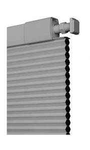 lot 1060 image: No Drill No Tools Blackout Cellular Shades Cordless Easy Install Honeycomb Blinds Thermal Insulated Noise Reduction Blinds for Indoor Windows,Blackout-Light Gray,28.5 W x 48 H
