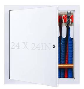 lot 1070 image: Gisafai 24 x 24 Inch Aluminum Access Panel for Drywall Lightweight, Rust Resistant Wall &amp Ceiling Access Door for Plumbing, Electrical &amp HVAC
