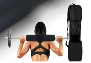 lot 1083 image: Fitness Barbell Pad wExtra Thick Foam Padding, Non-Slip Hook and Loop Closure