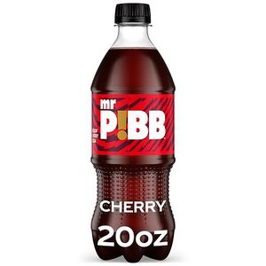 lot 1163 image: Mr. Pibb Soda Soft Drink Bottle Cherry - 20.0 oz 6 pack