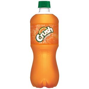 lot 1187 image: CRUSH, SODA, ORANGE 20FLOZ 6 pack