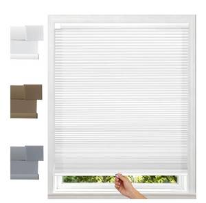 lot 1233 image: No Drill Cordless Cellular Shades, 33x50