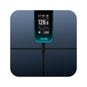 lot 1269 image: Wyze Smart Scale Ultra Smart Scale with 4.3 Color Display - Digital Scale for Body Weight BMI Muscle Mass, Heart Rate Monitor, Wi-Fi & Bluetooth Weight Scale with BabyPetLuggage Mode, 400lbs, Black
