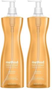 lot 1315 image: Method, MTH00735, Clementine Dish Soap, 1 Each, Orange (Pack of 2)