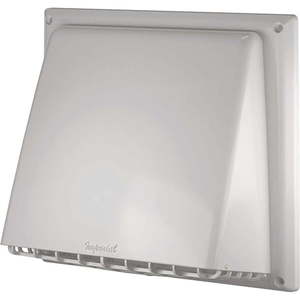 lot 1363 image: Imperial 6 In. - 7 In. White Plastic Kitchen Wall Vent Cap VT0755