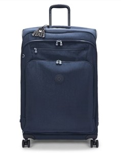 lot 1243 image: Kipling Youri Spin Large 4 Wheeled Rolling Luggage Blue Bleu 2