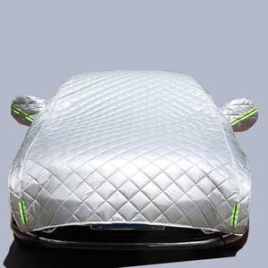 lot 131319 image: Car Cover Against Hail, Windshield Protector, Thicken for SUV, Hail Blanket, Dustproof Snowproof for Sedan and Hatchback (Silver, Sedan)