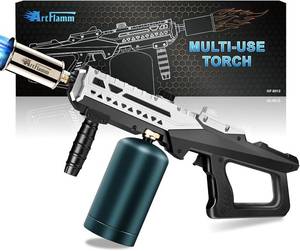 lot 131329 image: ARTFLAMM Propane Torch - Powerful Grill & Cooking Torch Gun - Adjustable Flamethrower - Culinary Blow Torch for Sous Vide, BBQ, Campfire, Charcoal Wood (Tank Not Included)