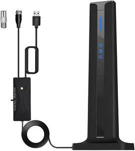 lot 331163 image: TV Antenna IndoorOutdoor Long-Range HD1080P 4KSignal Amplifier Newly Upgraded for Stable signalreception Free Channels Suitable for Urban, Rural, RV,and Other scenarios. (Black)
