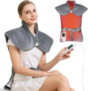 lot 331165 image: Mothers Day Gifts & Birthday Gifts for Wife Women Men Mom, Electric Weighted Pad for Neck Back Shoulder Pain Relief, 25x37 Large Full Body Heating Pad for Menstrual Cramps - 5 Heat LevelsSnug Fit