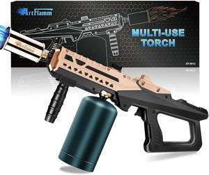 lot 331172 image: ARTFLAMM Flame Thrower Gun - Propane Cooking Torch Grill Lighter - Adjustable Flamethrower - Powerful Torch for BBQ, Campfire, Charcoal Wood, Weed (Tank Not Included)