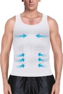lot 331197 image: MEETYOO 123 Pack Mens Shaper Slimming Tank Top Athletic Compression Shirt with Sleeveless Undershirts for Men