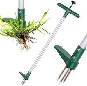 lot 171336 image: Walensee Weed Puller, Stand Up Weeder Hand Tool, Long Handle Garden Weeding Tool with 3 Claws, Hand Weed Hound Weed Puller for Dandelion, Standup Weed Root Pulling Tool and Picker, Grabber (1 Pack)
