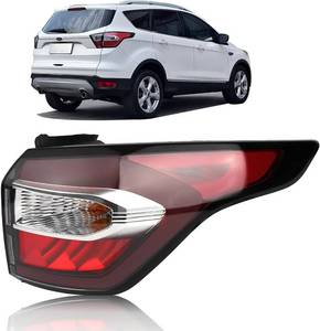 lot 371293 image: Tail Light Compatible with 2017 2018 Ford Escape S,SE,SEL,Titanium, Rear Taillights with Bulb and Harness, Right Passenger Side Tail lamp Assembly OE GJ5Z13404C