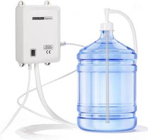 lot 471421 image: Bottled Water Dispenser Pump System - 20ft 110V AC US Plug Water Dispensing Pump with Single Inlet - Compatible Use with CoffeeTea Machines, Water Dispensers, Refrigerators, Ice Makers