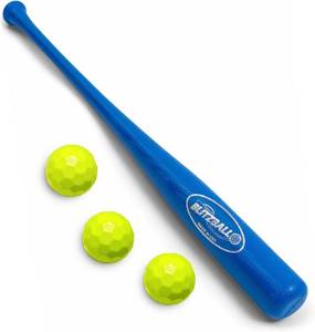 lot 471460 image: BLITZBALL Starter Pack - Includes (3) Official Brand Balls & (1) Power Bat - Made in USA
