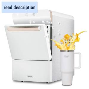 lot 371284 image: Retails for $450 Gevi V2.0 Nugget Ice Maker, 38lbs24H Countertop Pellet Ice Machine with Self-Cleaning, Energy-Efficient, Chewable Pebble Ice Maker for Home Kitchen, Office, Great Gift