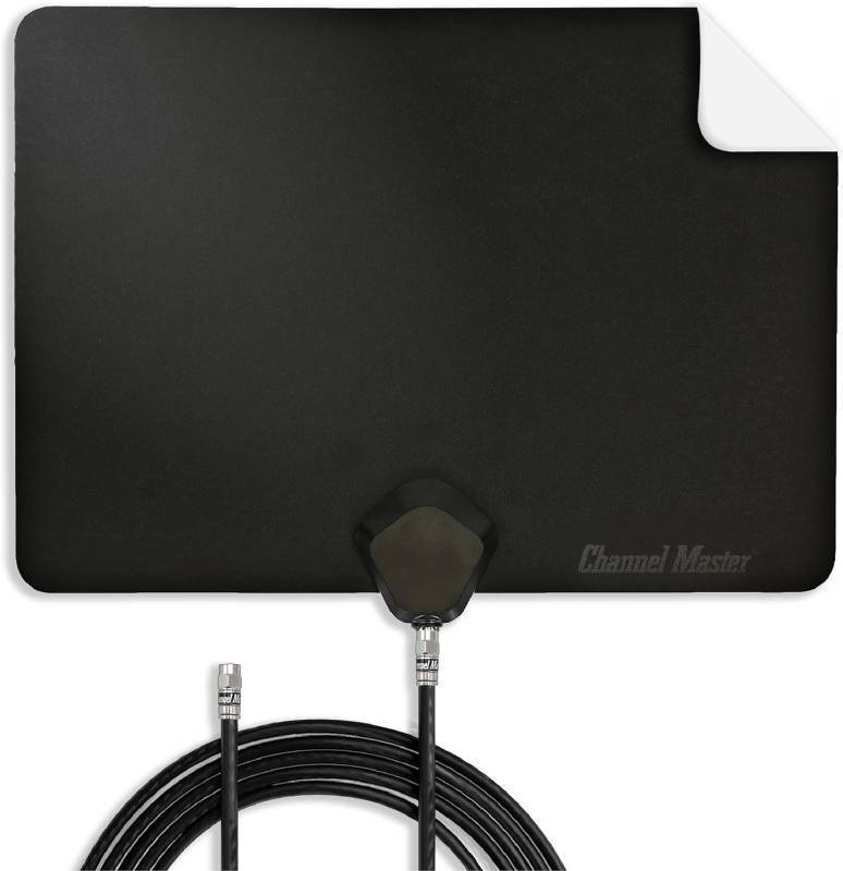 lot 331162 image: Channel Master FLATenna - Indoor Digital HDTV Antenna, 12 Coaxial Cable, Superior Reception Range & Signal Reliability, Supports 4K Smart TVs, OTA Broadcast & NextGen TV, Easy Install