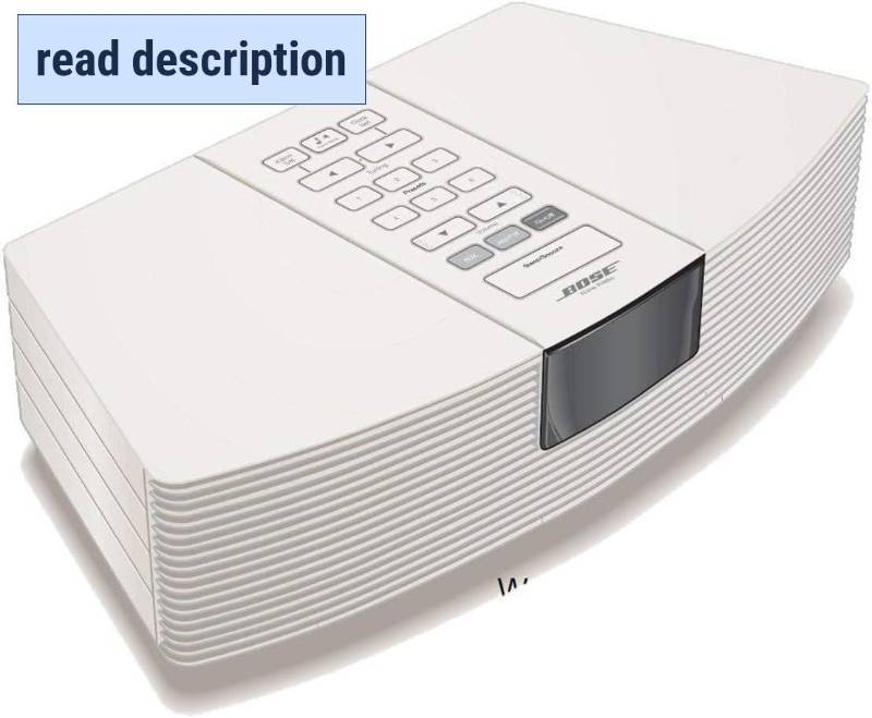 lot 321355 image: Retails for $258 Bose Wave Radio AMFM Alarm Clock AWR1W1, Certified Refurbished