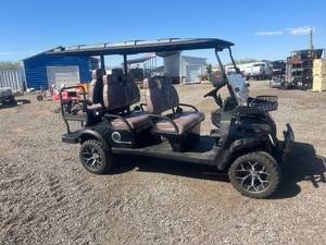lot 109 image: 6-Passenger Golf Cart with Lift Kit and Custom Wheels