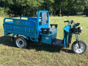 lot 8161 image: Three-Wheel Utility Vehicle with Cargo Bed