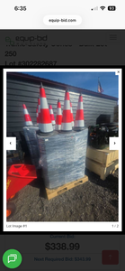 lot 8182 image: Traffic Safety Cones Bulk Lot