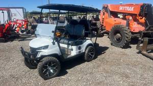 lot 10113 image: Electric Off-Road Golf Cart Model GC22S with Custom Wheels captok