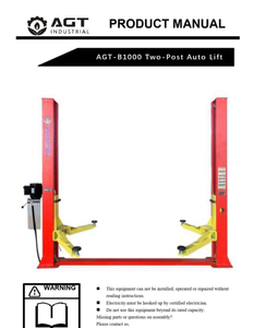 lot 10192 image: AGT B1000 Two-Post Auto Lift
