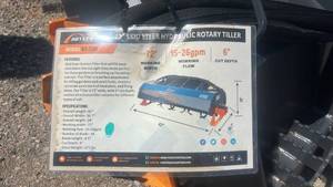 lot 10381 image: Arteer 72 Inch Skid Steer Hydraulic Rotary Tiller Model RT-72W