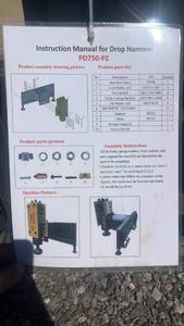 lot 11091 image: PD750-PZ Drop Hammer with Skid Steer Frame Assembly