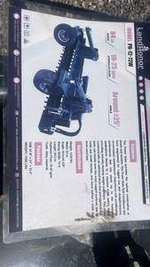 lot 12262 image: LandHonor PR-12-72W Power Rake Attachment for Tractors