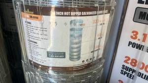 lot 12571 image: Galvanized Farm Fence Wire Roll