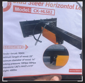 lot 561 image: CAPTOK HLS82 Horizontal Log Splitter Skid Steer Attachment