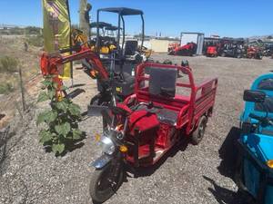 lot 8156 image: Three-Wheel Utility Vehicle with Cargo Bed