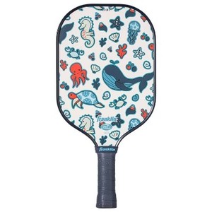 lot 15 image: Franklin Sports Kids Paddle - Sea Creature, Fiberglass Racquet