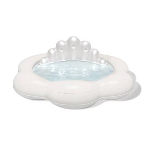 lot 34 image: MINNIDIP Fountain Pool 75 gal Novelty Kiddie Pool Inflatable