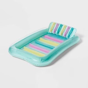 lot 46 image: Sun Squad Inflatable Suntanning Float PVC Pool Lounger for Ages 6