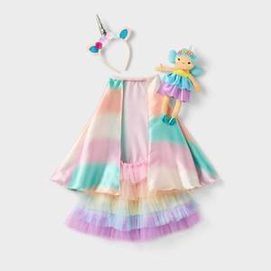 lot 54 image: 25.7 Unicorn 2 Dress-up 3 with Doll 4pc Set - Gigglescape