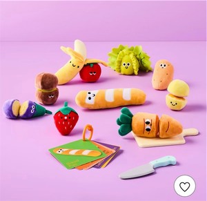 lot 67 image: Gigglescape  Plush Food Play Set Kitchen Toy for Toddlers
