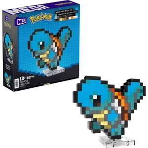 lot 104 image: MEGA Pokemon Squirtle Building Toy Kit - 367pc