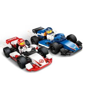 lot 114 image: LEGO City F1 Williams Racing & Haas F1 Race Cars 60464