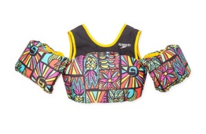 lot 123 image: Speedo Splash Jammer Black Polyethylene 8 Polyester Life Vest