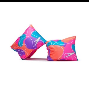 lot 127 image: Speedo Kids Fabric Arm Bands - Pink