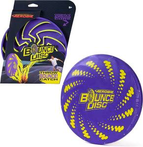 lot 131 image: Aerobie Bounce Disc - Throwing Disc Toy for Kids & Family, Ages 5