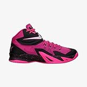 lot 53425 image: Nike Zoom Soldier VIII (Pinkfire IIBlack-Hyper Pink-White) Think Pink-Kay Yow (11) - Retail $100