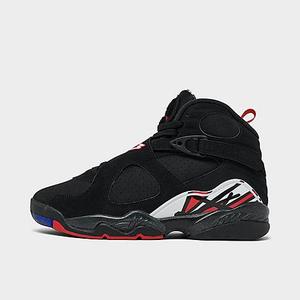 lot 59199 image: Big Kids Air Jordan Retro 8 Basketball Shoes in BlackBlack Size 6.0 Leather - Retail $150