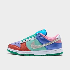 lot 59213 image: Nike Womens Dunk Low SE Casual Shoes Size 8.0 Leather - Retail $100